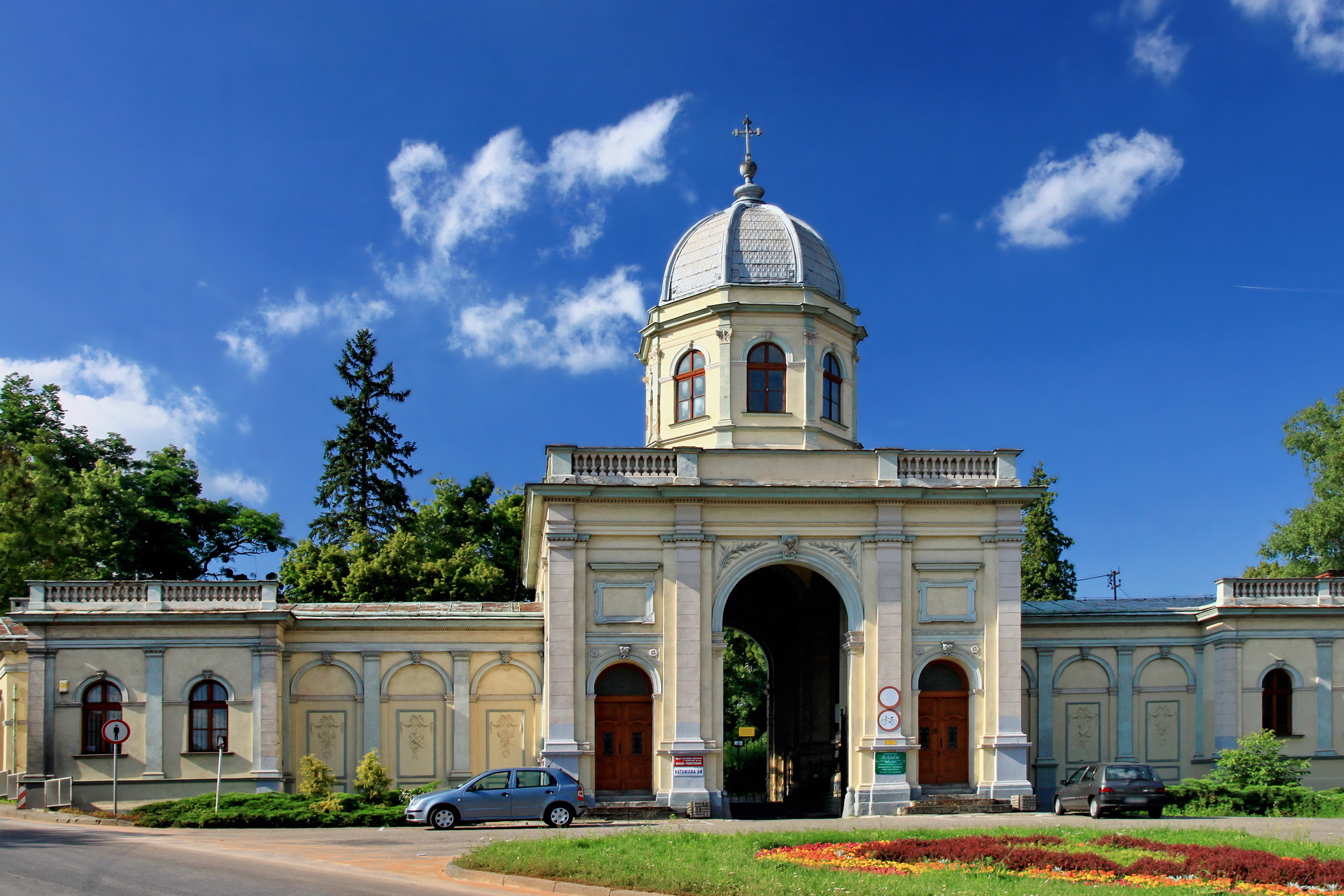 Communal Cemetery in Cieszyn - main gate